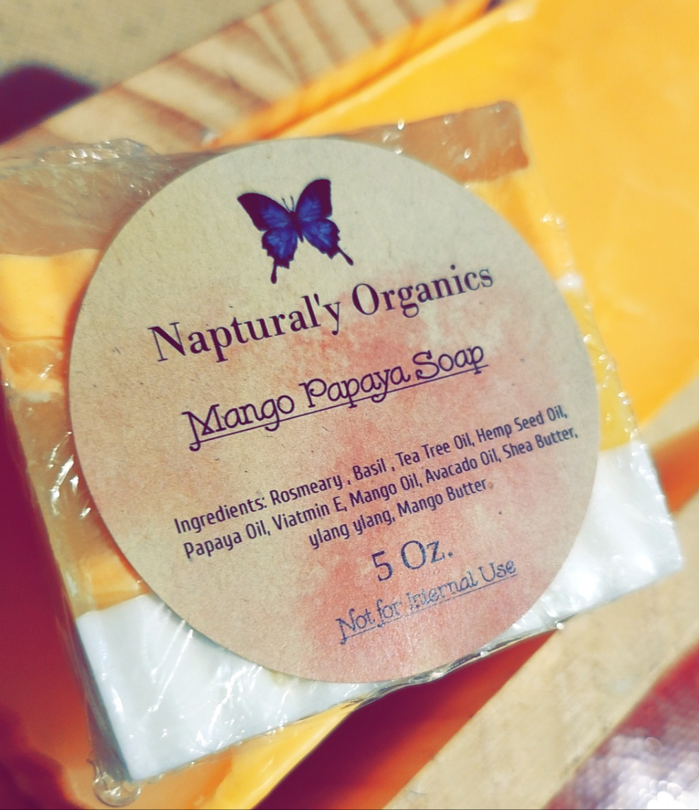 Naptura'ly "Mango Papaya" Soap